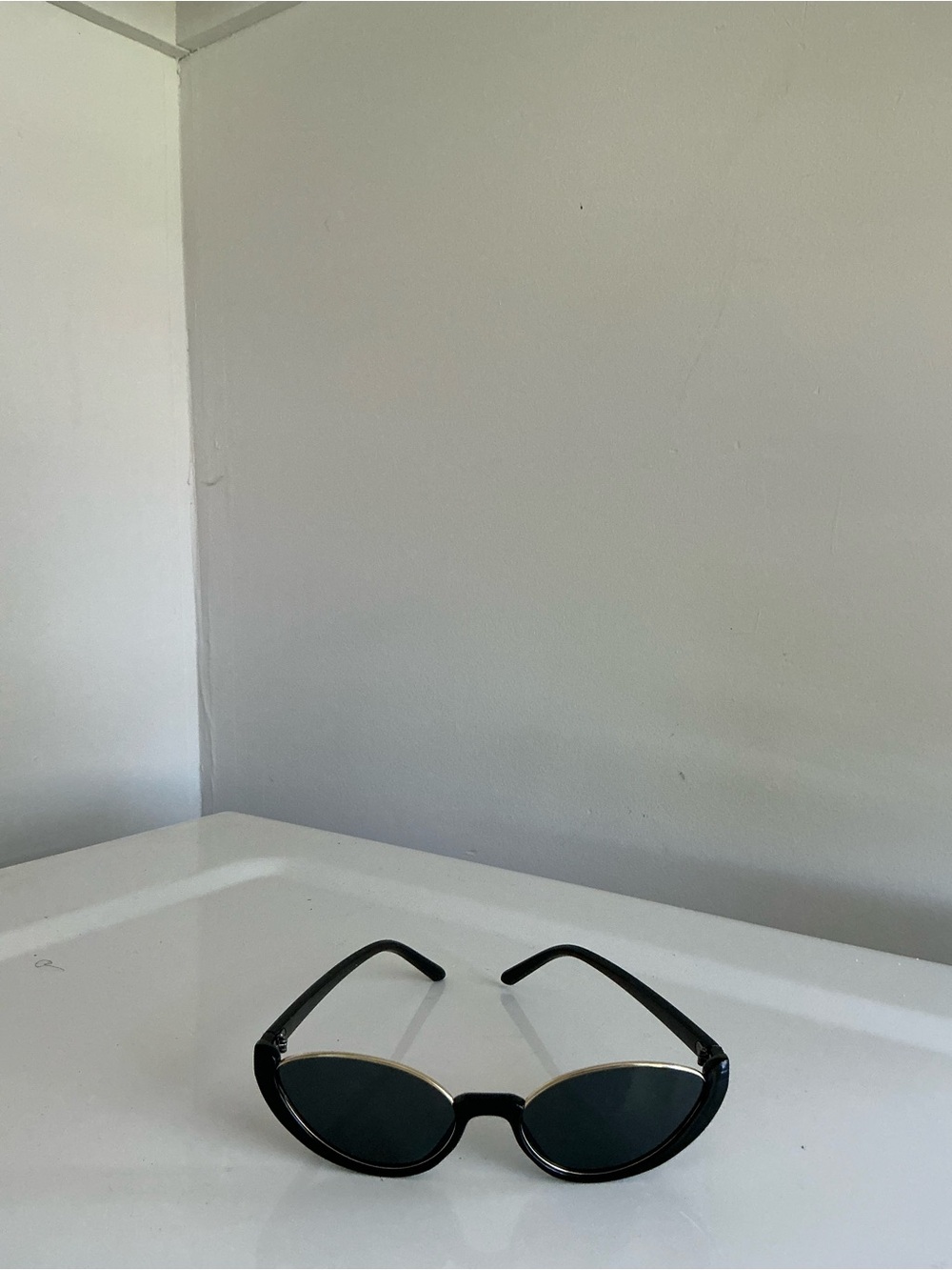 Black Cat-Eye Women's Sunglasses